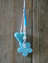 Blauwe zeepketting